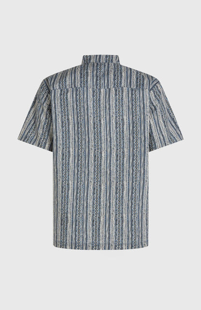 O´Neill Print Shirt Blue Pressed Lines