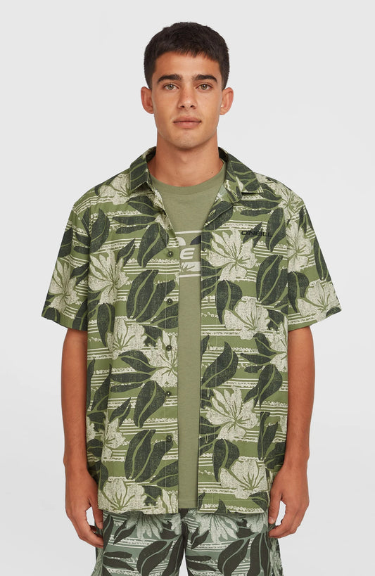 O´Neill Print Shirt Green Dusty Flower