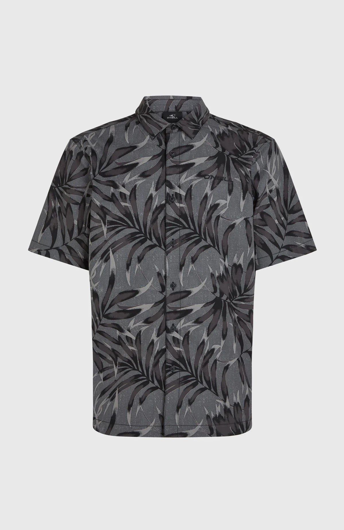 O´Neill Print Shirt Black Dipped Leaves
