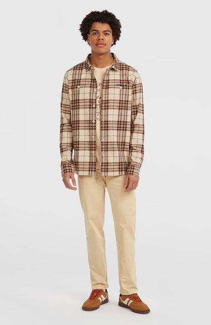 O´Neill Must Have Flannel Shirt Beige