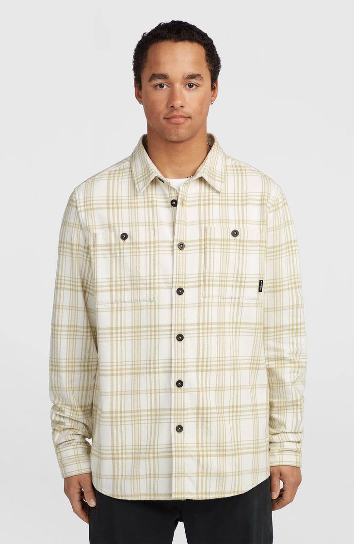 O´Neill Mens Must-Have Flannel Shirt | Beige Big Check Plaid
