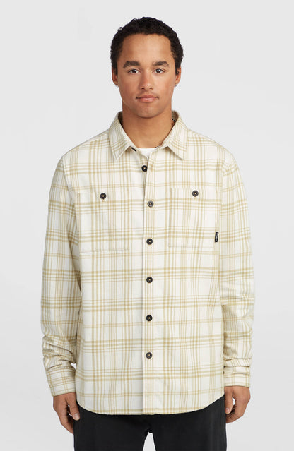 O´Neill Mens Must-Have Flannel Shirt | Beige Big Check Plaid