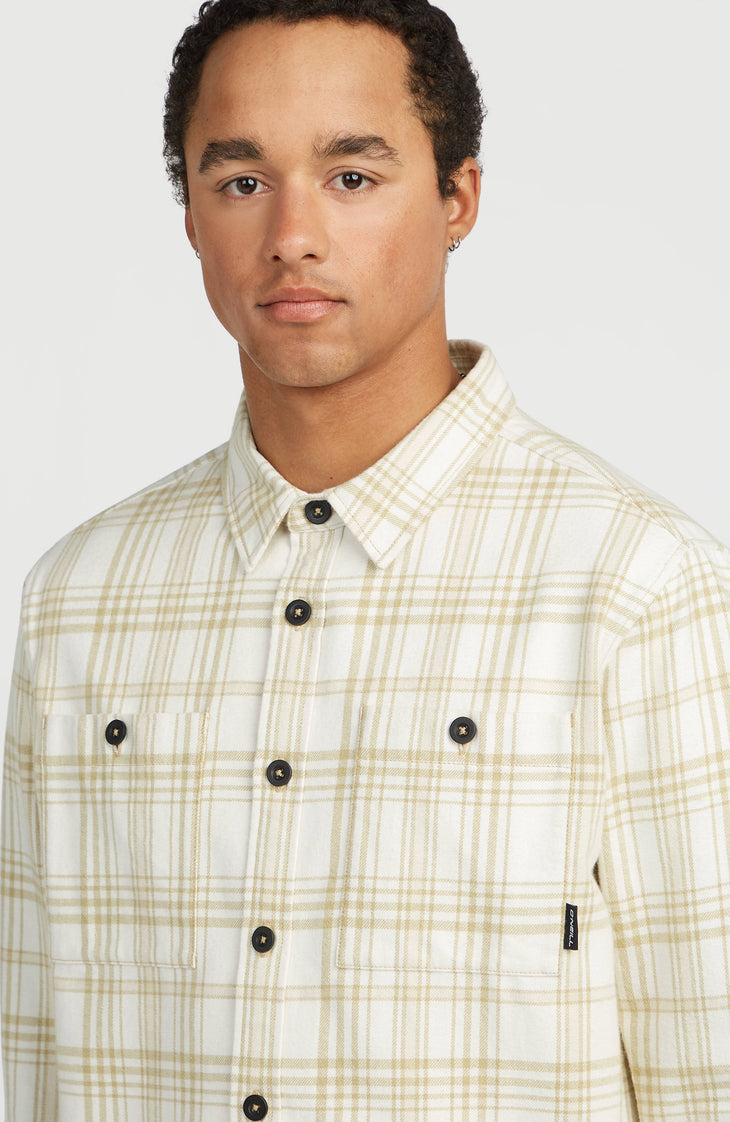 O´Neill Mens Must-Have Flannel Shirt | Beige Big Check Plaid
