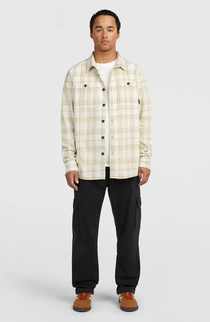 O´Neill Mens Must-Have Flannel Shirt | Beige Big Check Plaid