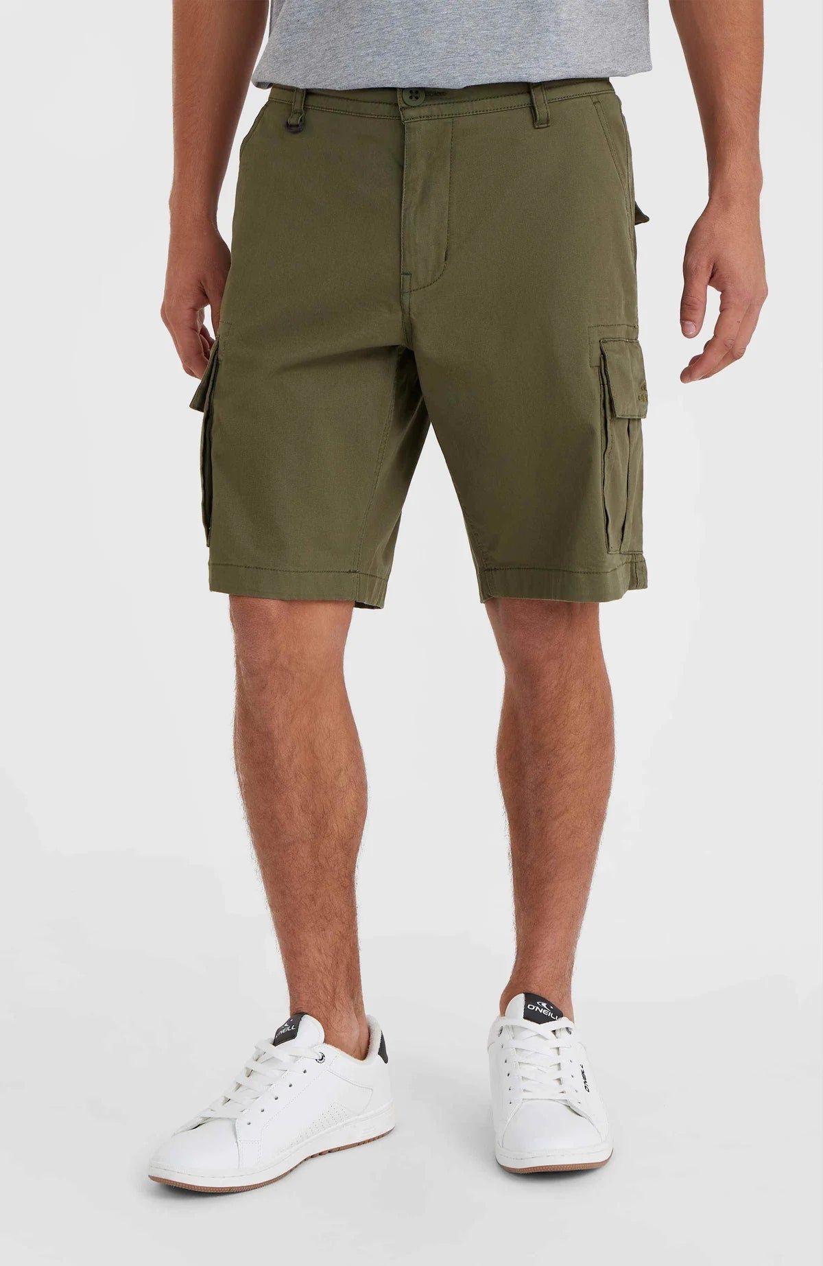 Men Essentials Cargo Shorts | Green
