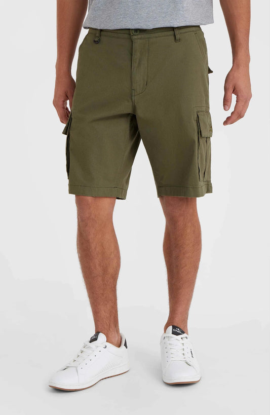 Men Essentials Cargo Shorts | Green