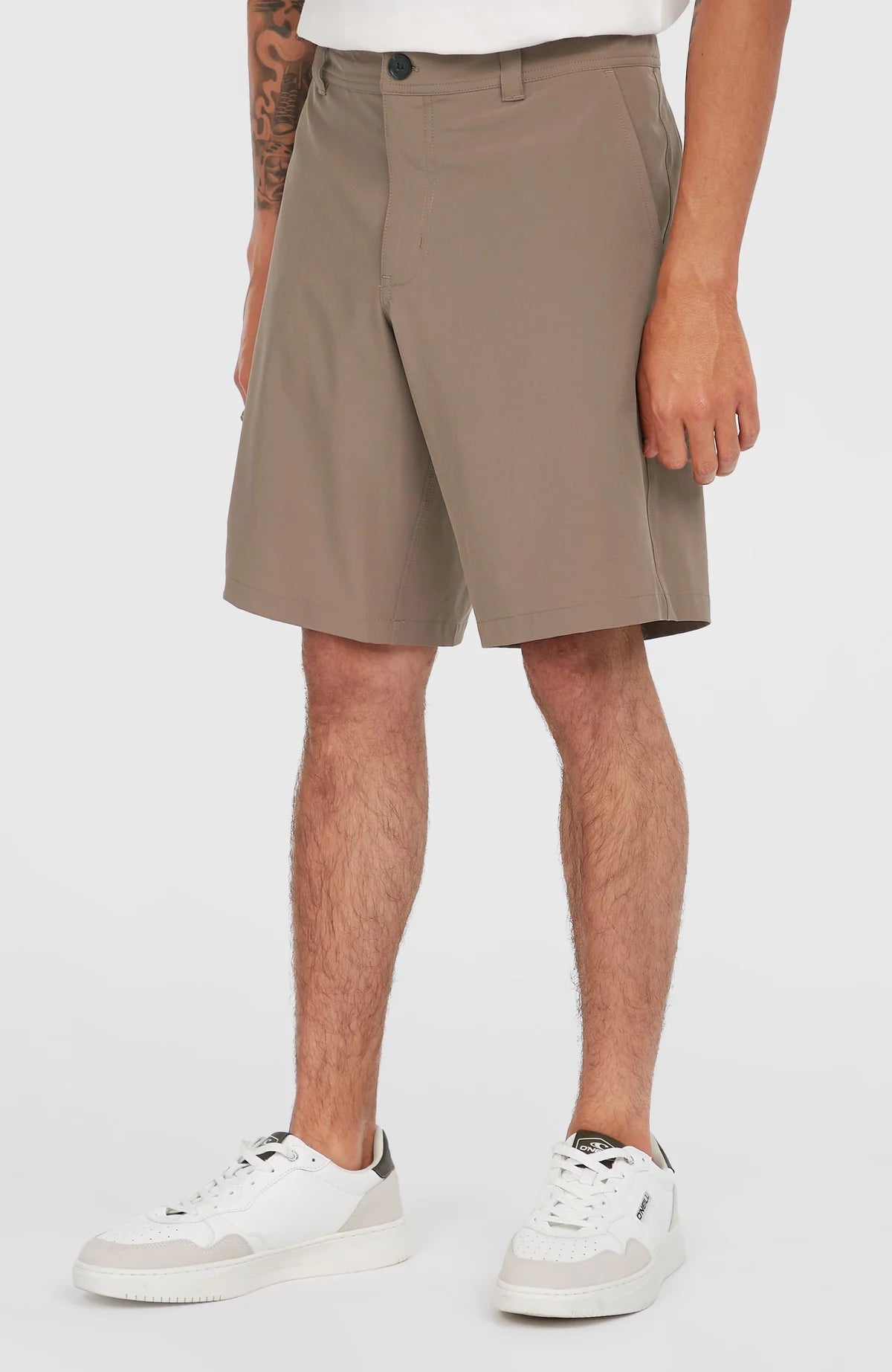 Men Hybrid Chino 19" Shorts | Brown