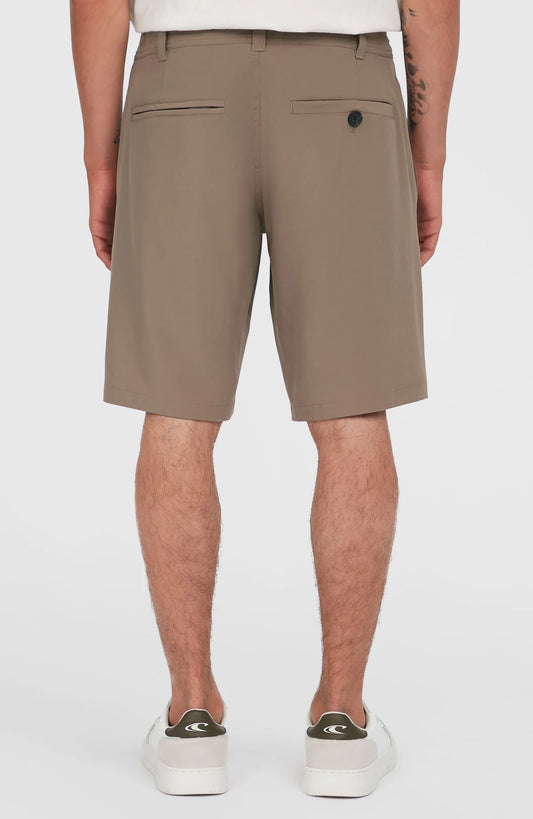 Men Hybrid Chino 19" Shorts | Brown