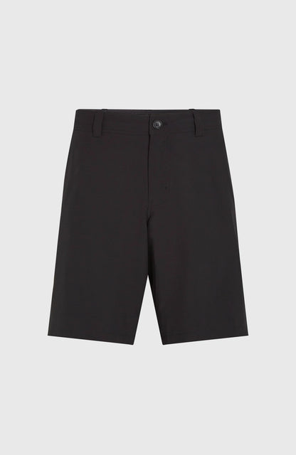 Men Hybrid Chino 19" Shorts Black Out