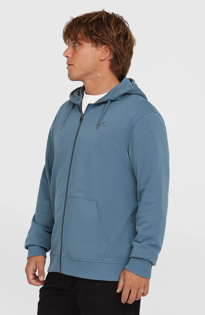 O'neill Men Small Logo Full Zip Hoodie | light Blue