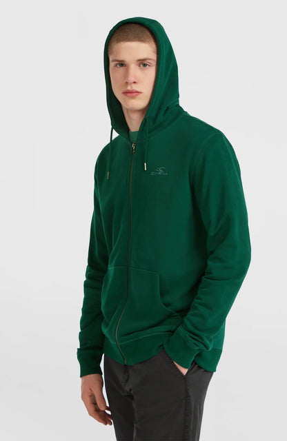 O'neill Men Small Logo Full Zip Hoodie | Green
