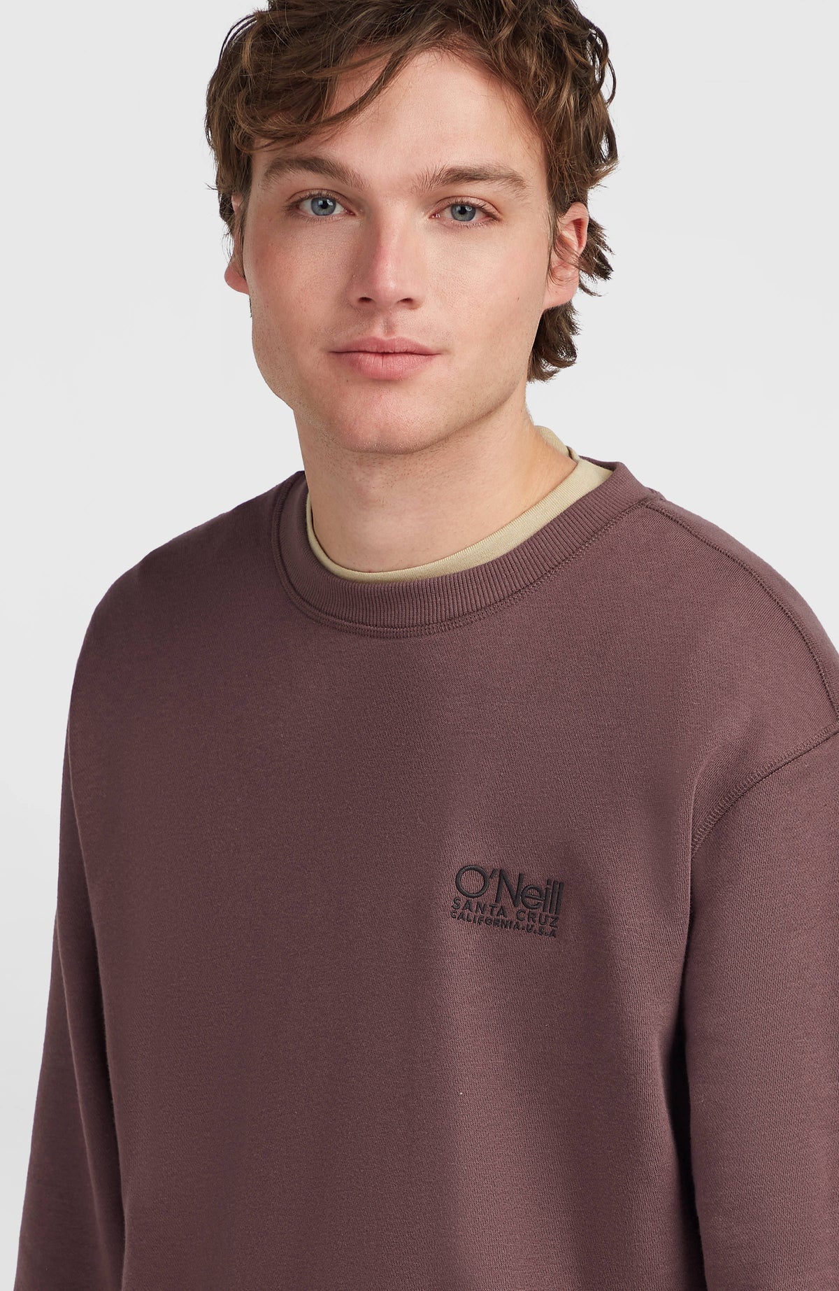 O'Neill | Men O'Neill Cali Crew Sweatshirt | Purple Gray