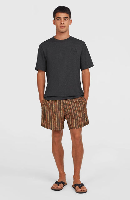 O´Neill Cali Print 15" Swimshorts Orange Pressed Lines