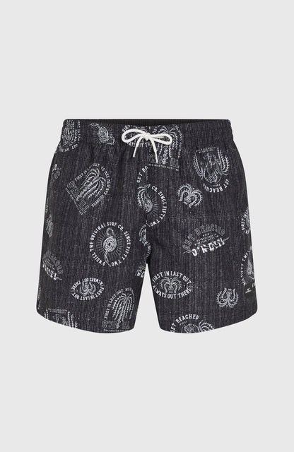 O´Neill Cali Print 15" Swimshorts Black Mystical