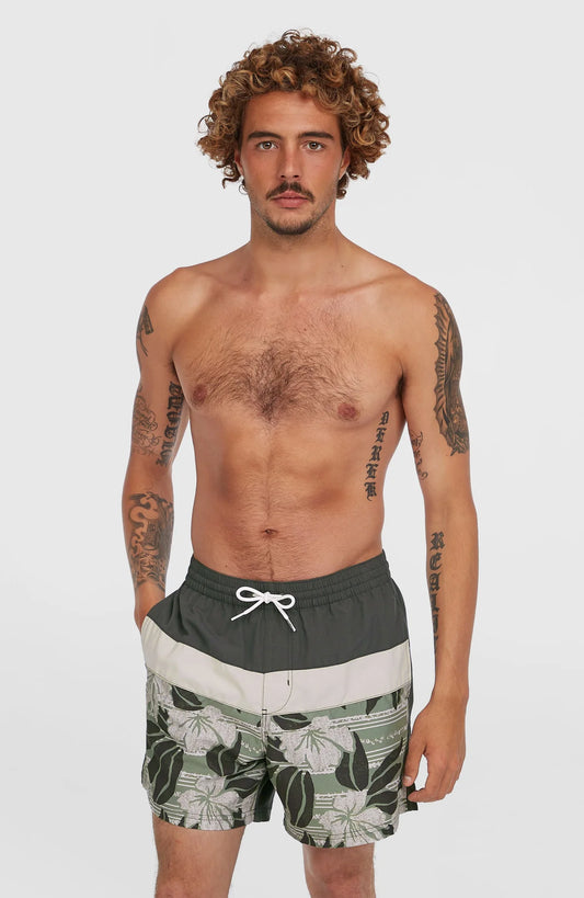O´Neill Cali Block 15" Swimshorts Green Dusty Flower
