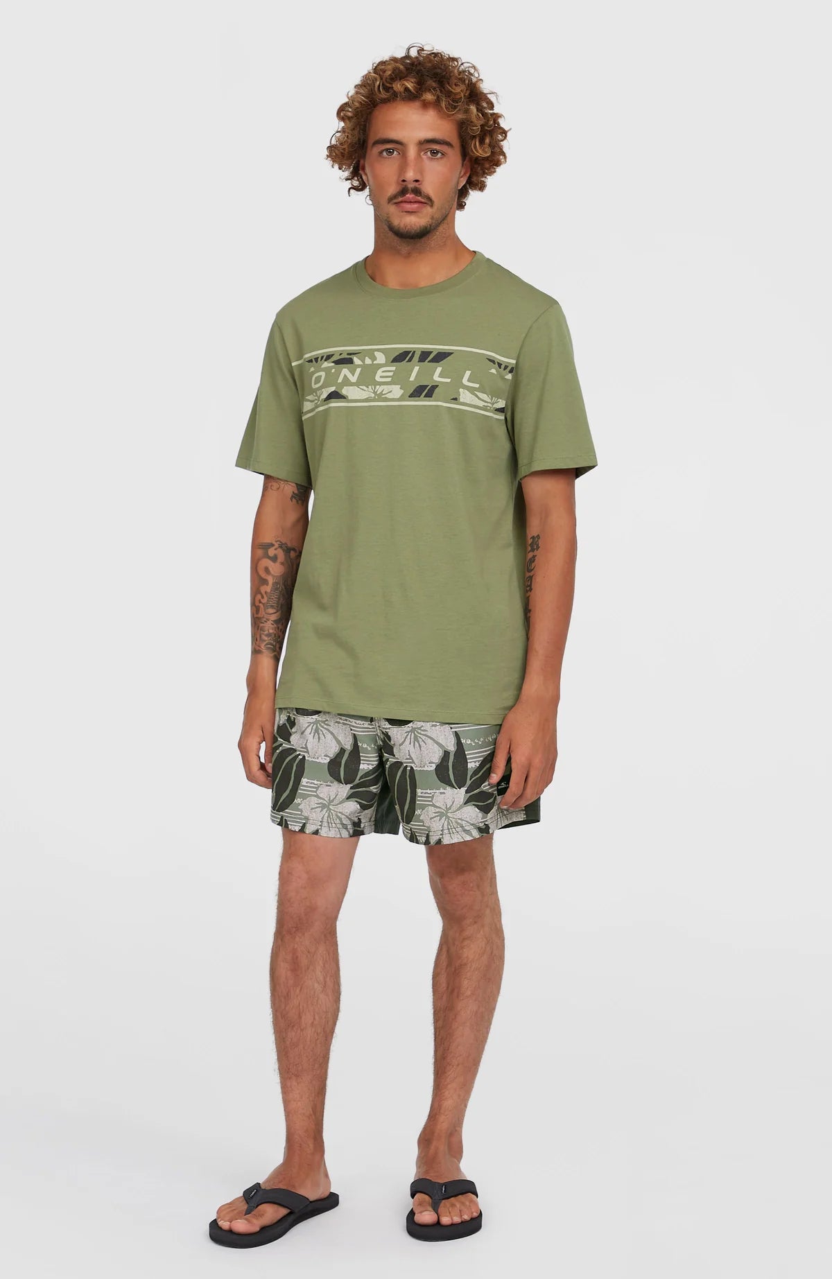 O´Neill Cali Block 15" Swimshorts Green Dusty Flower