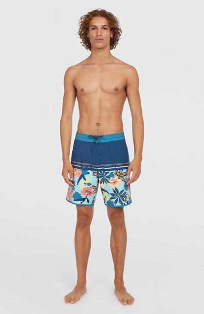 O'Neill Cruzer Scallop 18" Boardshorts Indigo