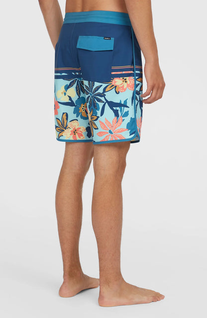 O'Neill Cruzer Scallop 18" Boardshorts Indigo