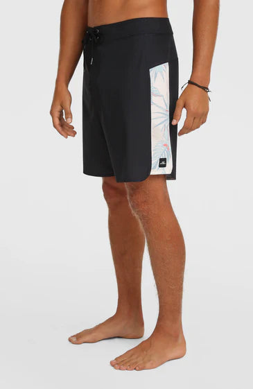 O'Neill Men Hyperfreak Tech Panel 18'' Boardshorts Black Mix