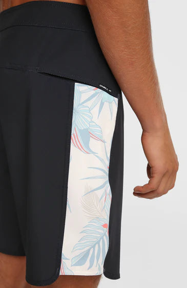 O'Neill Men Hyperfreak Tech Panel 18'' Boardshorts Black Mix