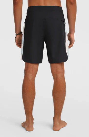 O'Neill Men Hyperfreak Tech Panel 18'' Boardshorts Black Mix