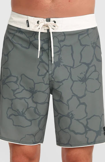 O'Neill Men Hyperfreak Mysto Scallop 19'' Boardshorts Mulled Basil