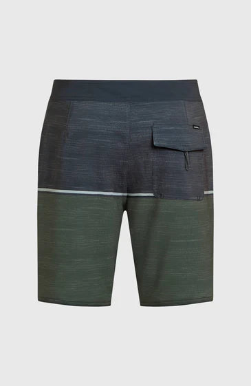O'Neill Men Hyperfreak Mysto Block Scallop 19" Boardshorts