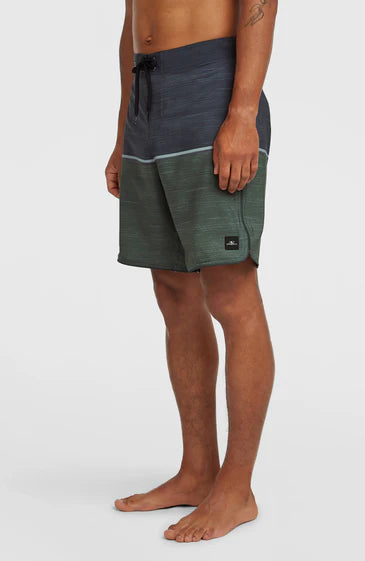 O'Neill Men Hyperfreak Mysto Block Scallop 19" Boardshorts