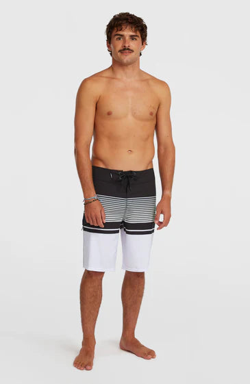 O´Neill Lennox Stripe 21" Boardshorts Black White