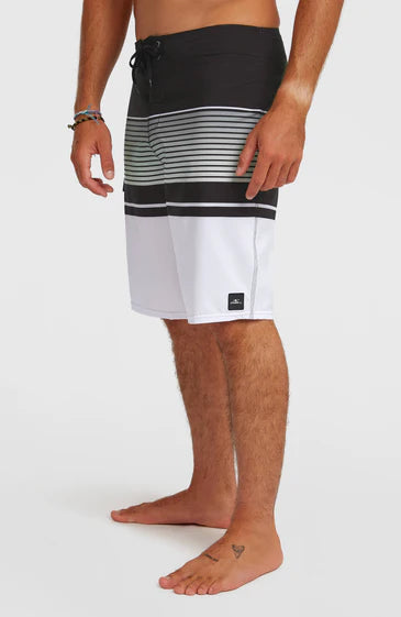O´Neill Lennox Stripe 21" Boardshorts Black White
