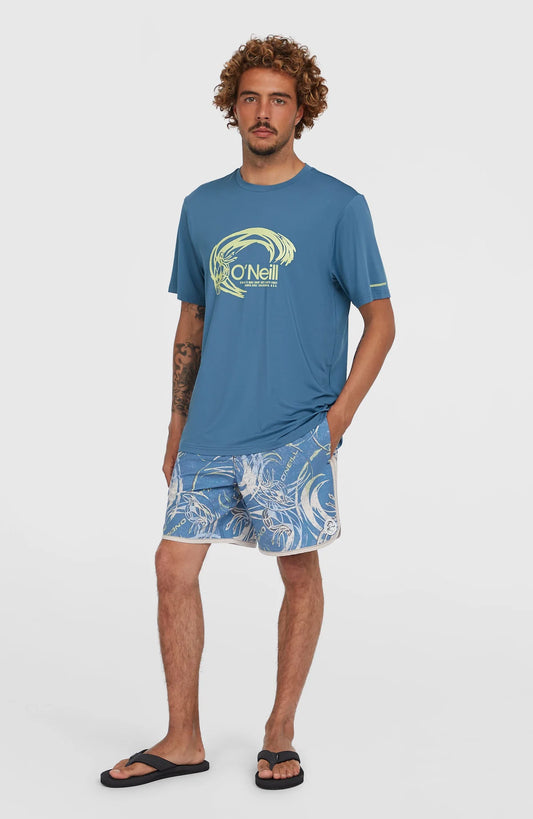 O'Neill O'riginals Hybrid UPF Graphic Blue