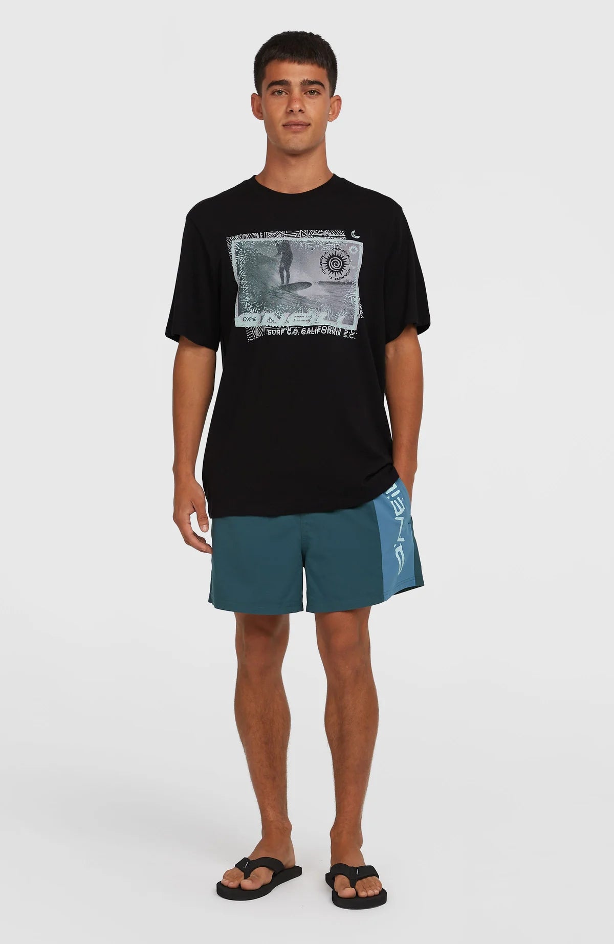 O´Neill Photo Print T-Shirt Black Out