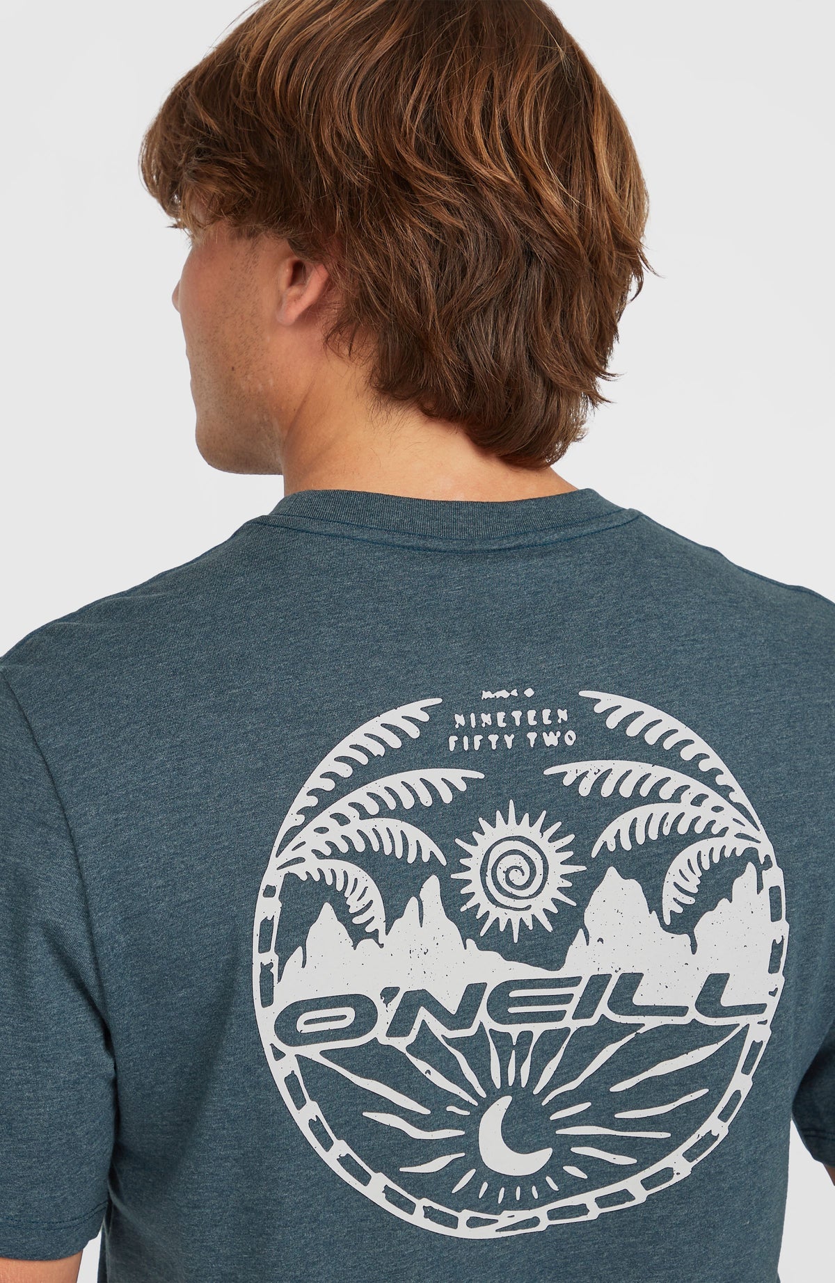 O'Neill Back Print T-shirt Alma Steel