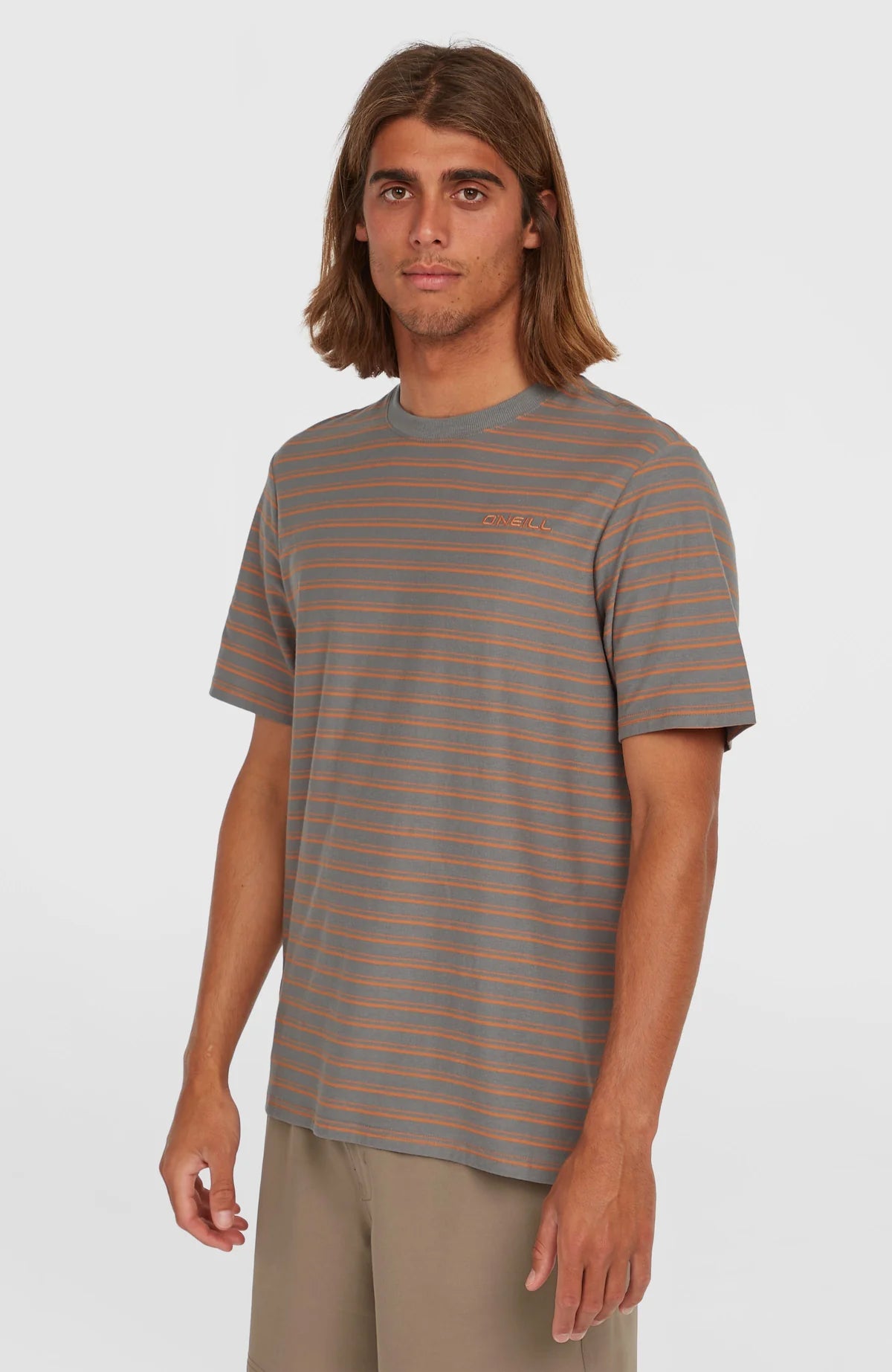 O'Neill Yarn Stripe T-shirt Grey