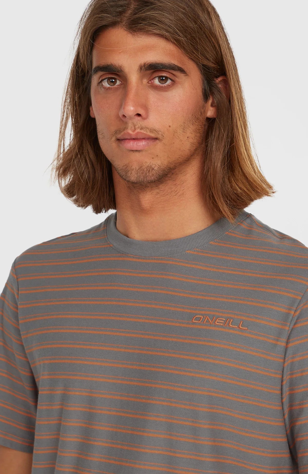 O'Neill Yarn Stripe T-shirt Grey