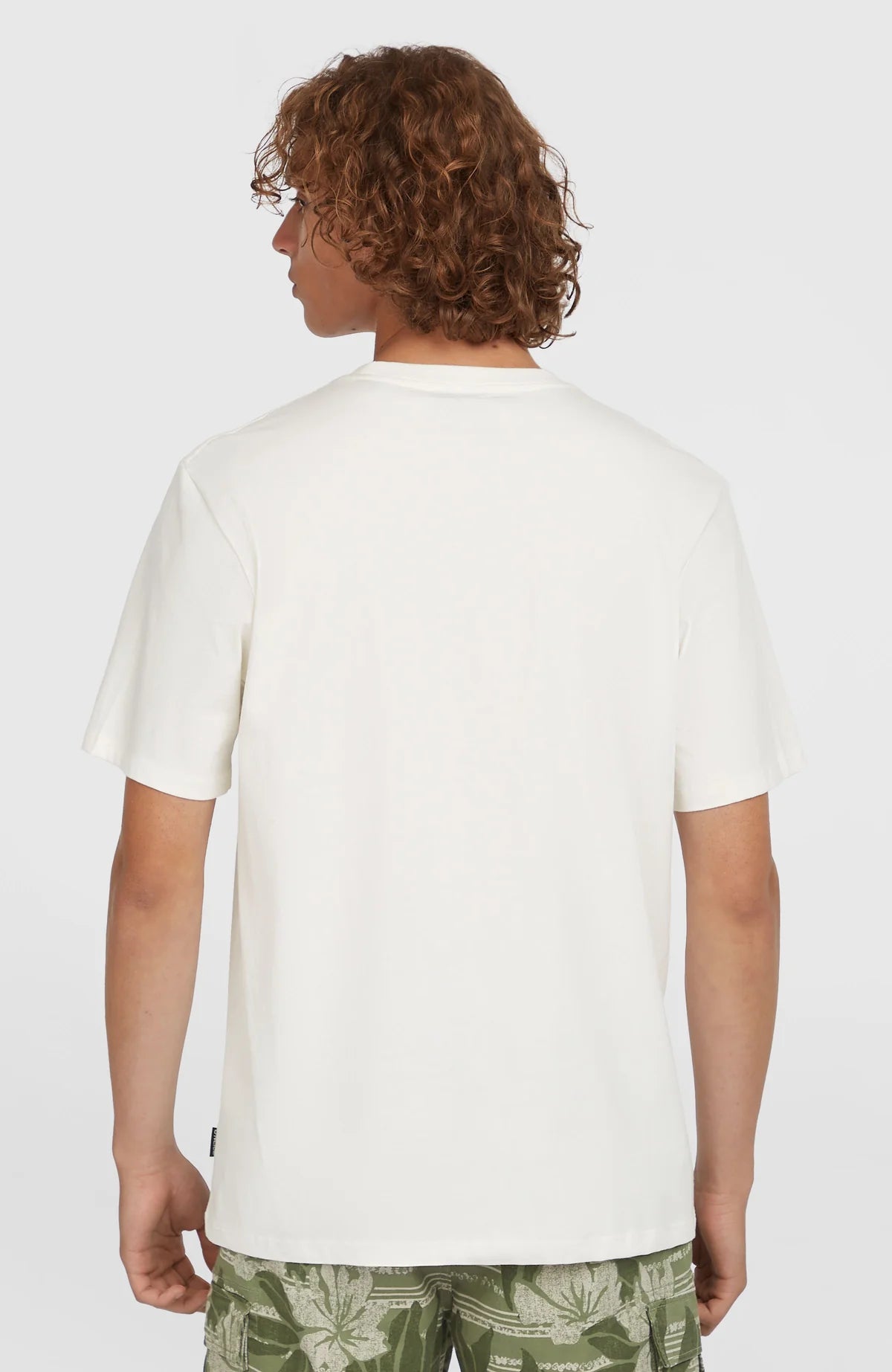 O'Neill Men Front Print T-Shirt Snow White