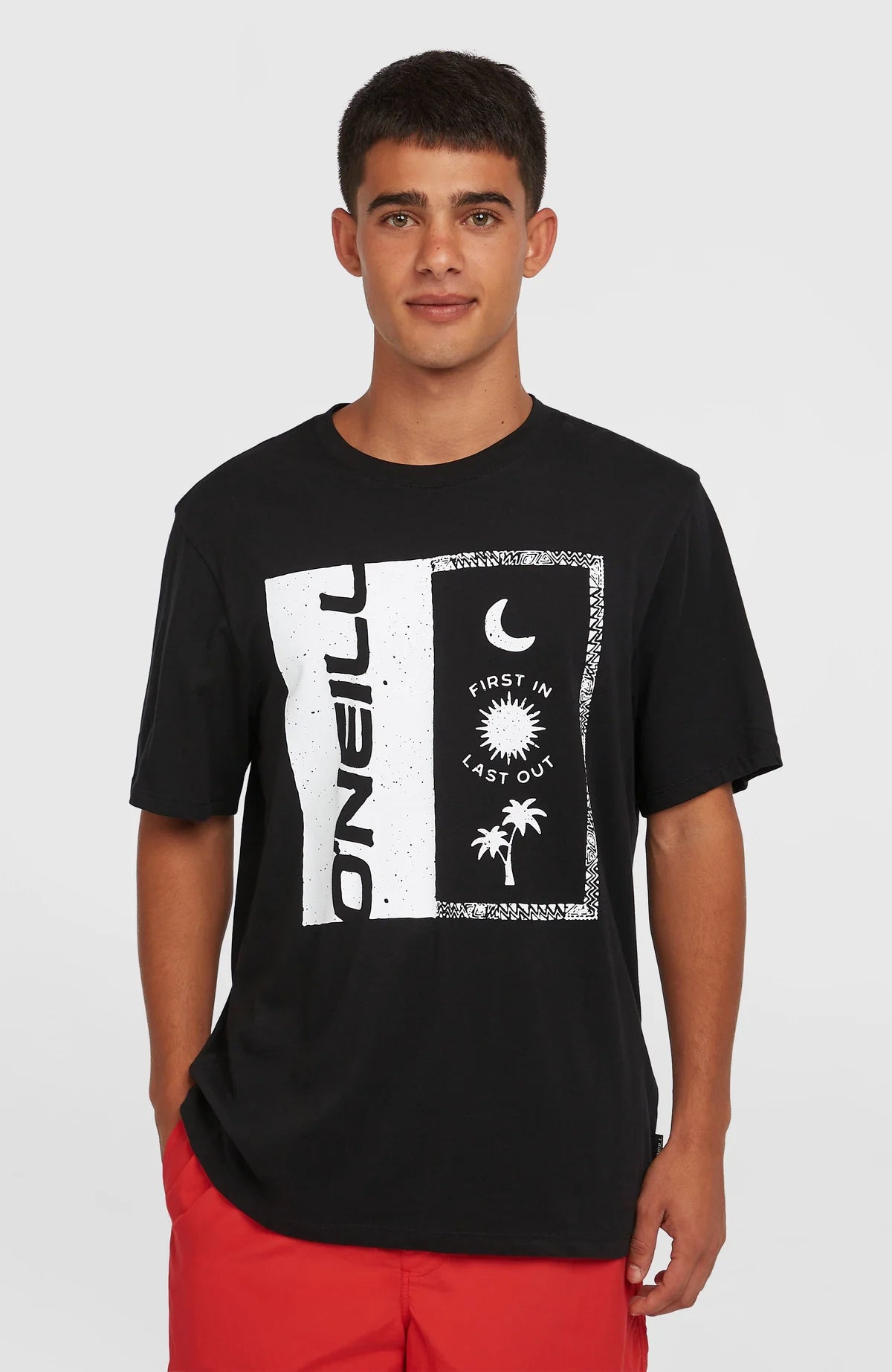 O'Neill Front Print T-shirt Black