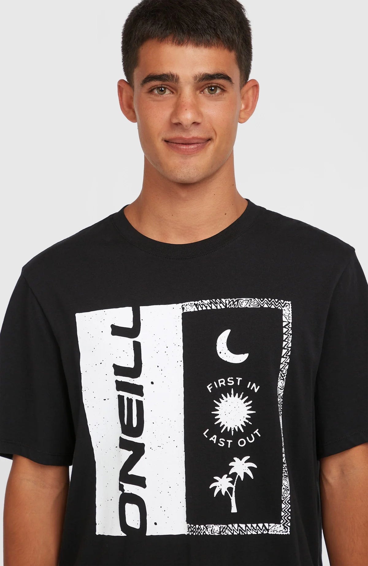 O'Neill Front Print T-shirt Black