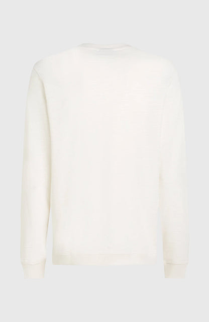 O'Neill Men Slub Long-Sleeve T-Shirt White