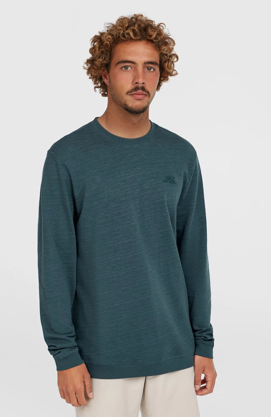 O'Neill Men Slub Long-Sleeve T-Shirt Blue