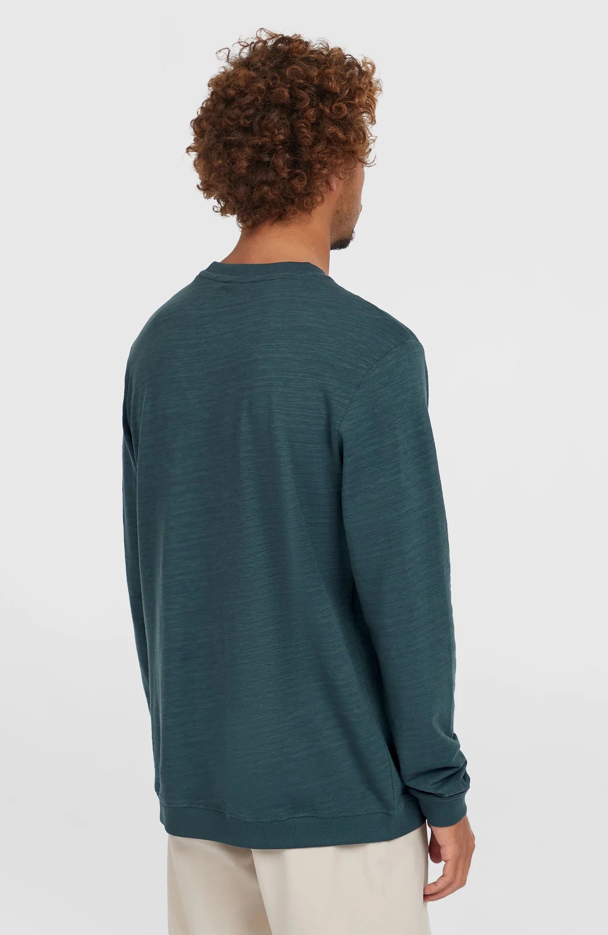 O'Neill Men Slub Long-Sleeve T-Shirt Blue