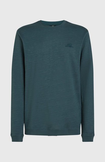 O'Neill Men Slub Long-Sleeve T-Shirt Blue