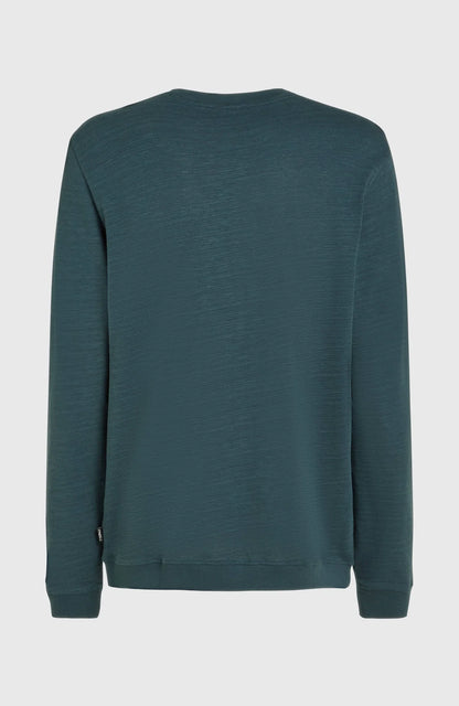 O'Neill Men Slub Long-Sleeve T-Shirt Blue
