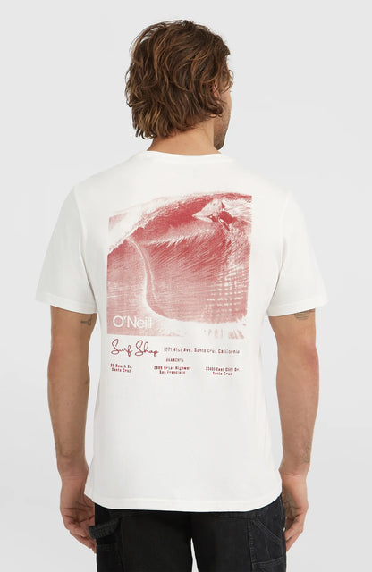 O'neill O´Riginals Back Print T-Shirt White