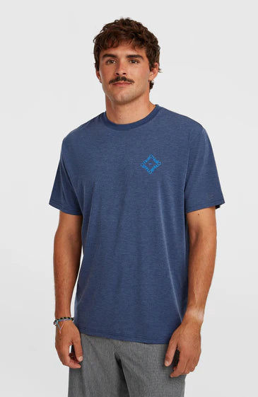 O'Neill Hybrid Polygeine Back Print Shirt English Evening