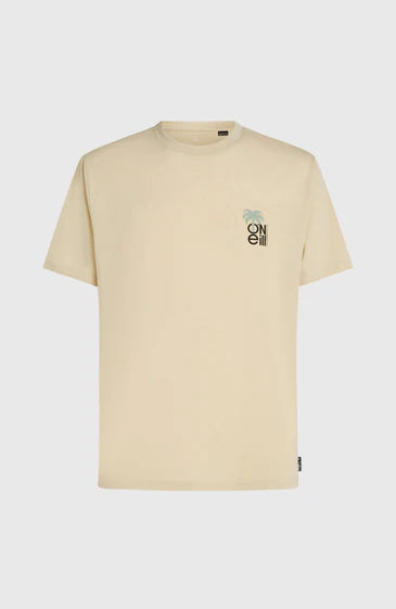 O'Neill Hybrid Polygeine Graphic T-Shirt Cocoa Sand
