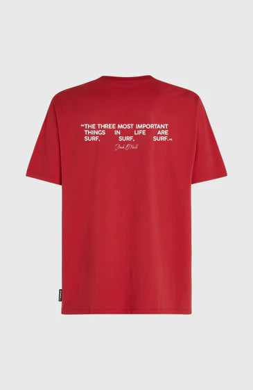 O'neill Polygiene Cotton Graphic T-Shirt | Red