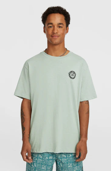 O’Neill Men Slub Back Print T-Shirt