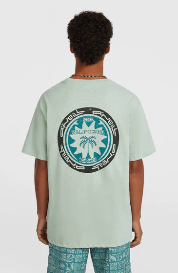 O’Neill Men Slub Back Print T-Shirt