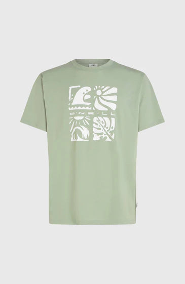 O´Neill Melange Front Print T-shirt Marble